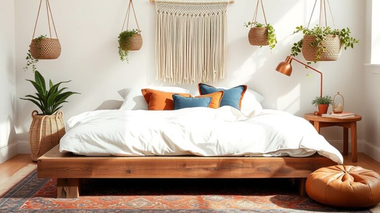 bohemian bedroom bed designs