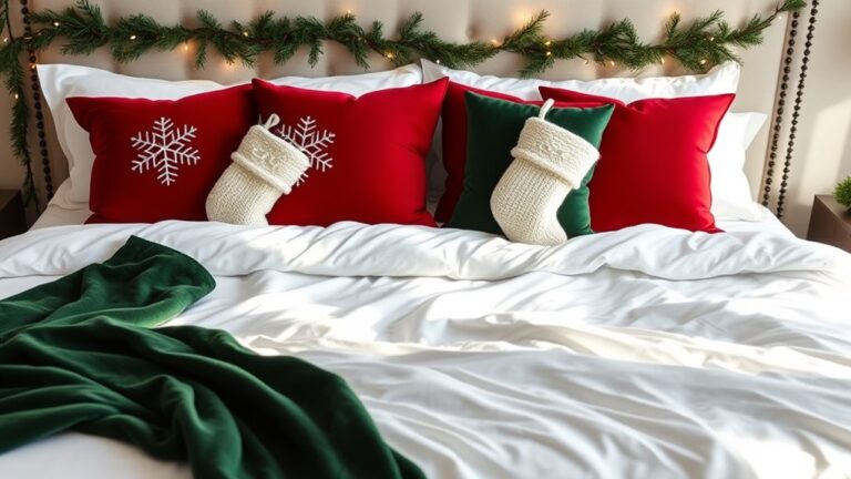 festive bed decor ideas