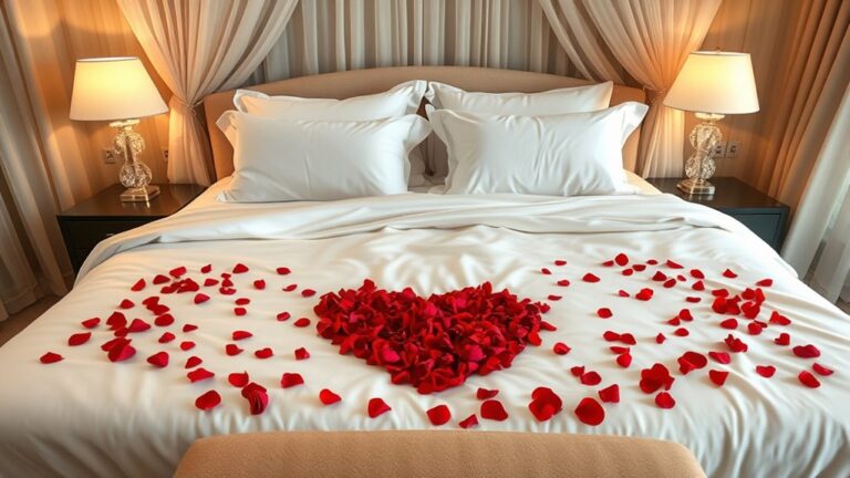 romantic bed decor ideas