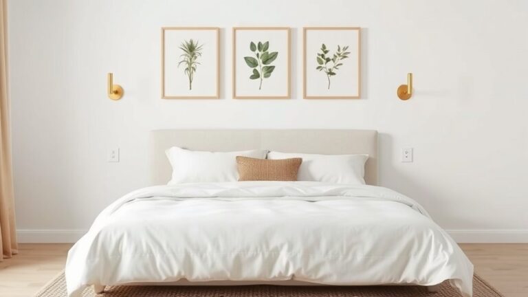 stylish bed without headboard