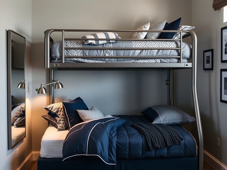 bunk beds stylish space maximization