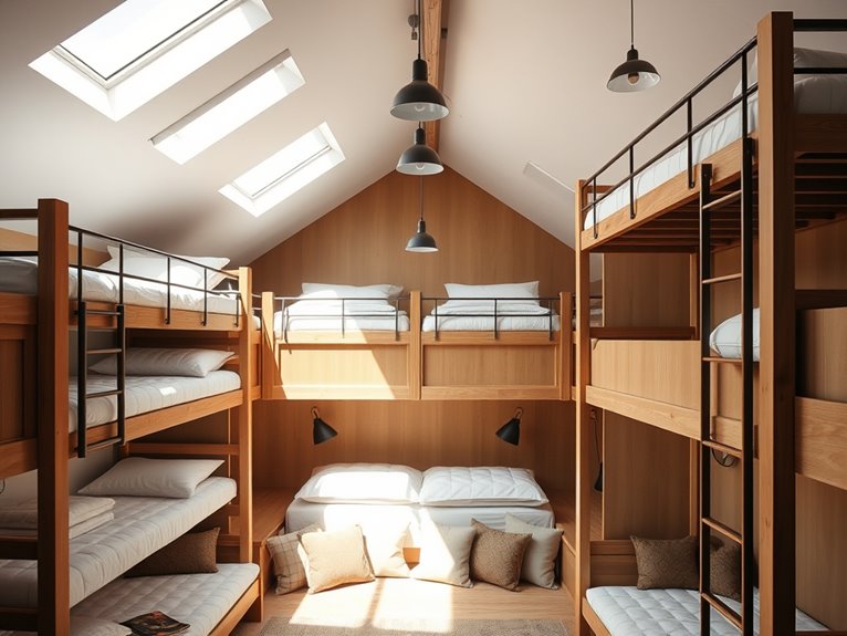 cozy and stylish loft beds