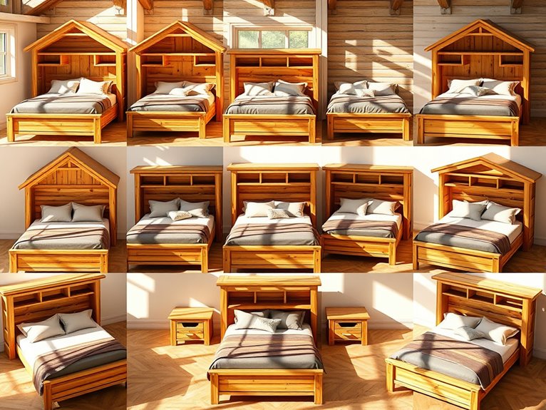 cozy cabin inspired sleeping options