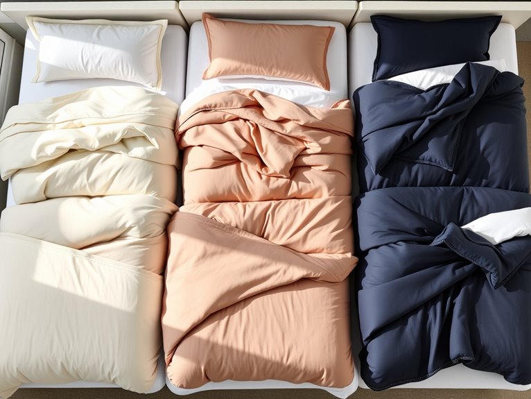 cozy multi layered bedding