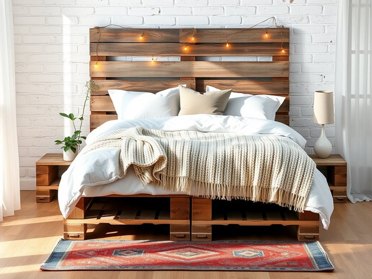 cozy sustainable wooden beds