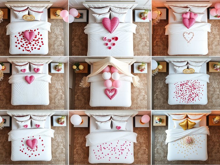 creative birthday bed decor