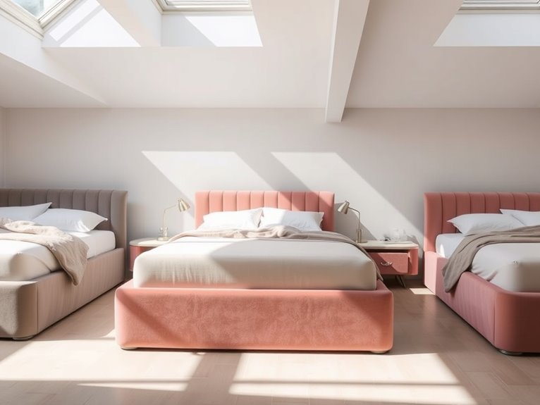 curved edge sleeping furniture options