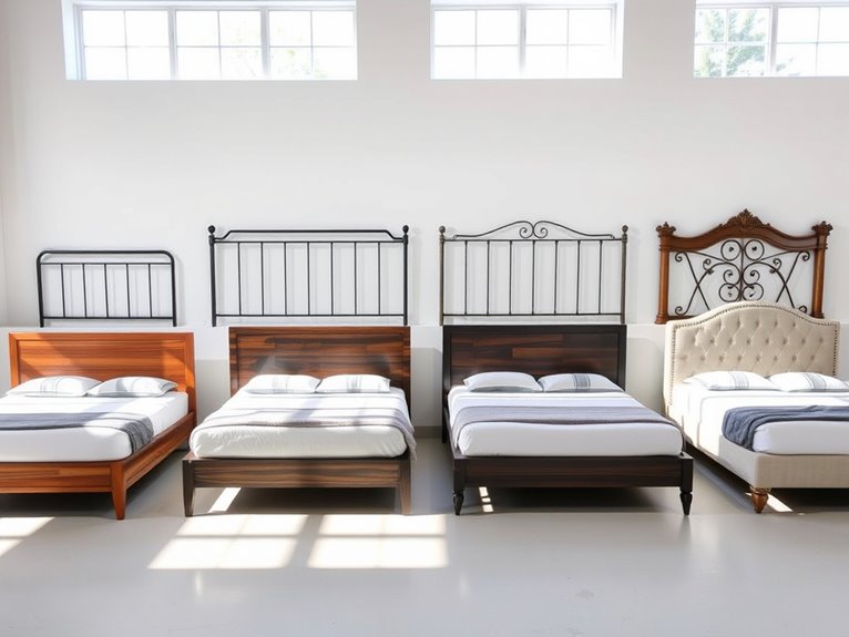 eight bed frame options