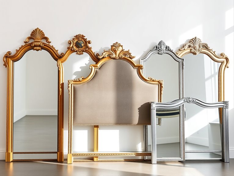 elegant reflective bed designs