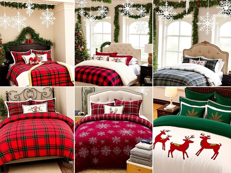 festive holiday bedroom styles