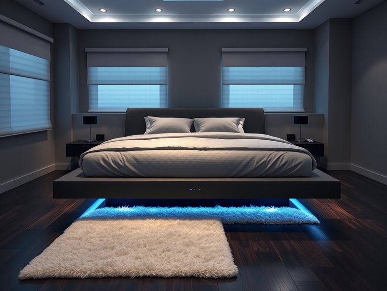 floating climate controlled bed