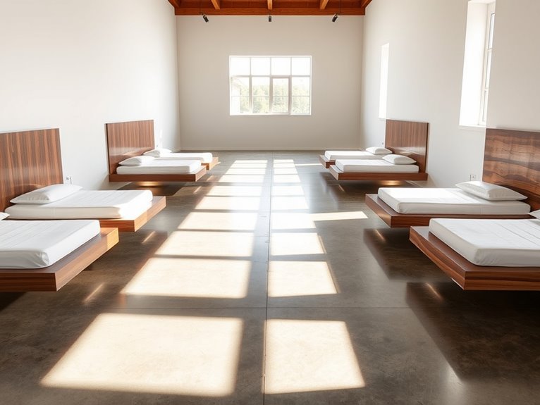 floating storage bed options