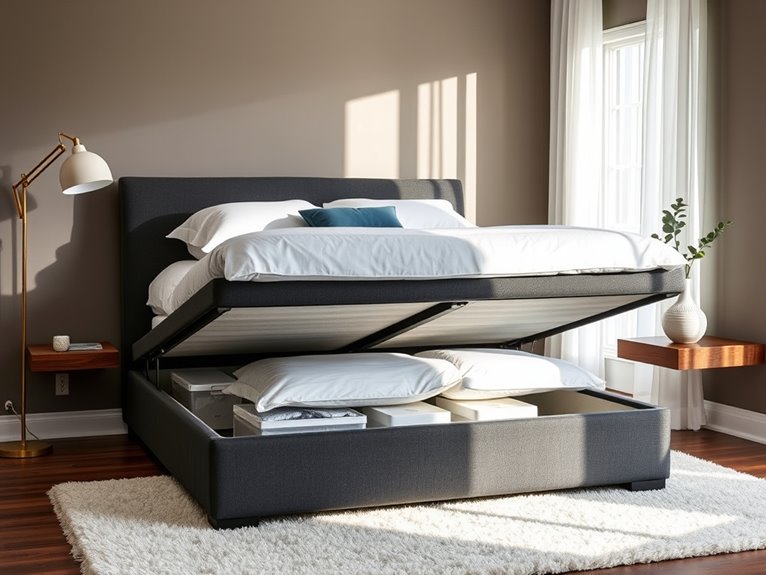 hydraulic storage bed design
