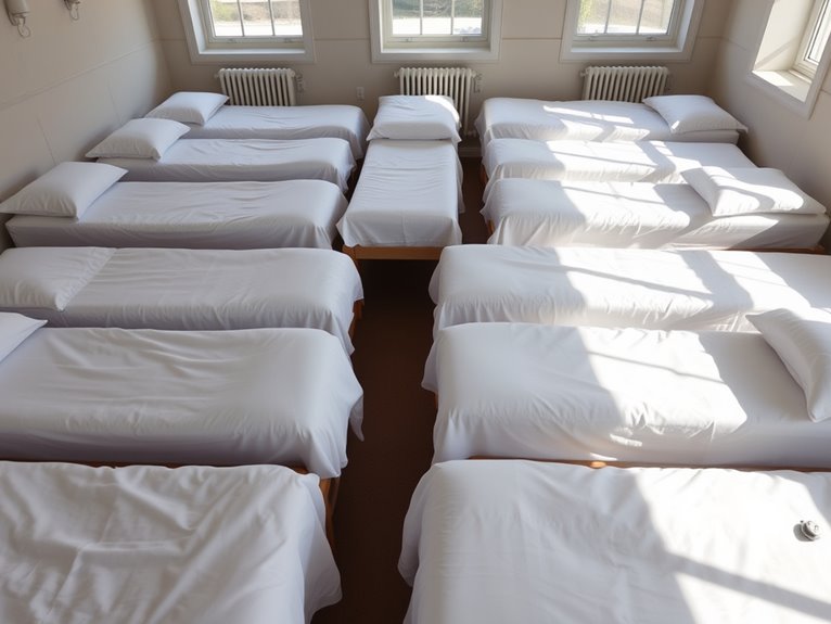 linen covered bed collection