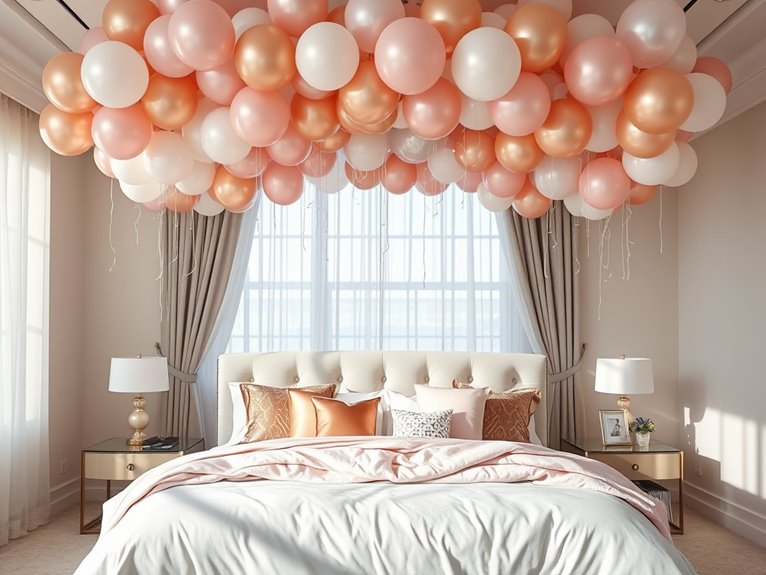 magical balloon canopy celebration