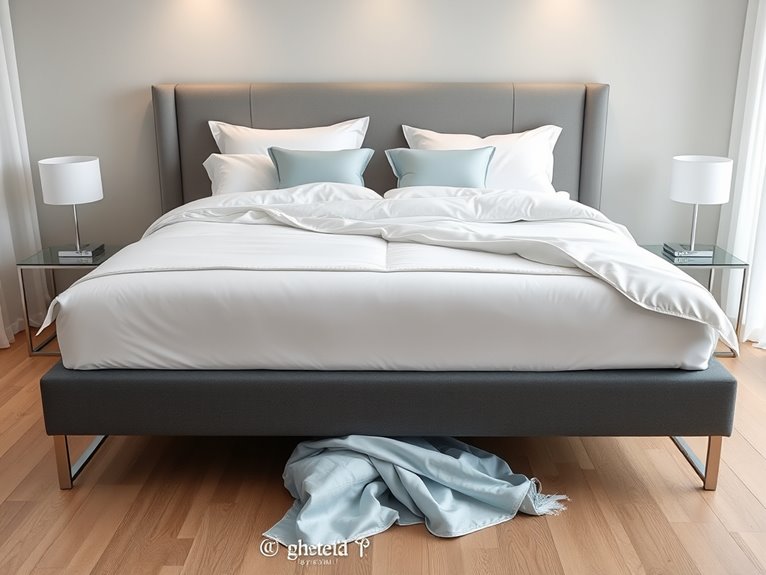 modern cooling bedroom aesthetics