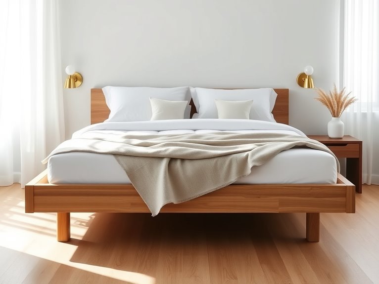 modern minimalist platform beds