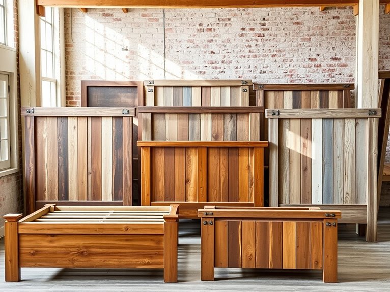 reclaimed wood bed designs