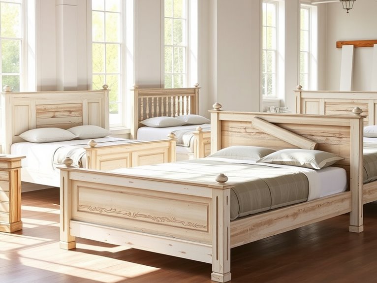 rustic farmhouse bed designs