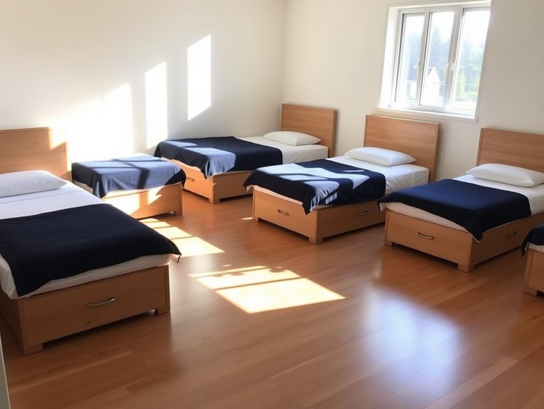seven extra long twin beds