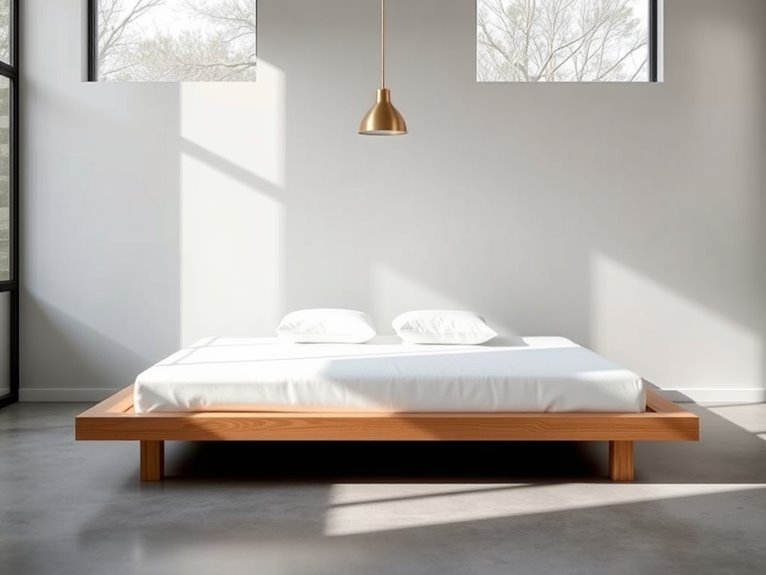 sleek simple bed designs