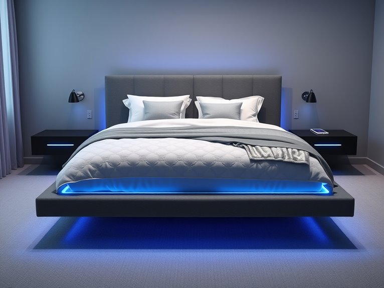 smart tech integrated bedroom design