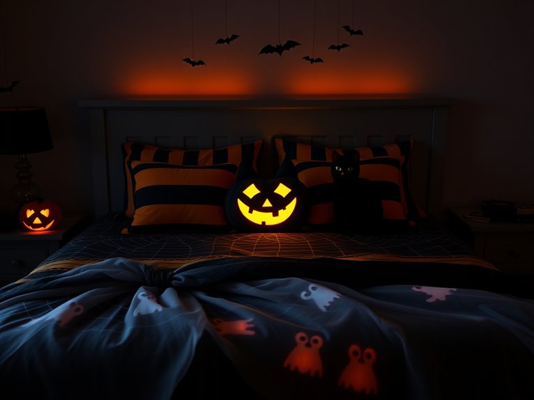 spooky themed bedding ideas