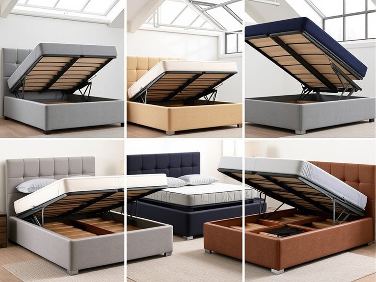 storage beds with lift up