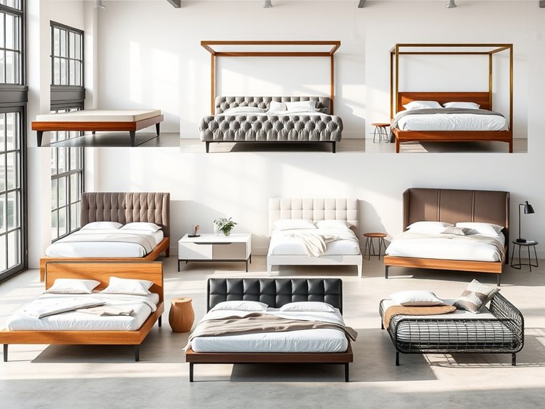 stylish and elegant bed frames