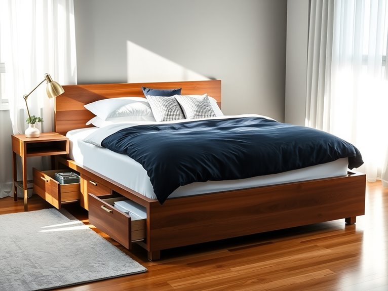 stylish and functional storage beds