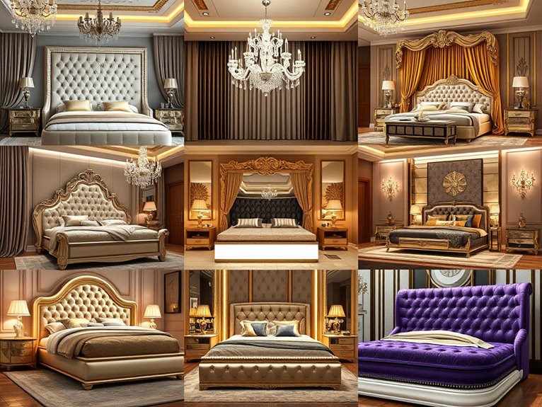 stylish and luxurious beds