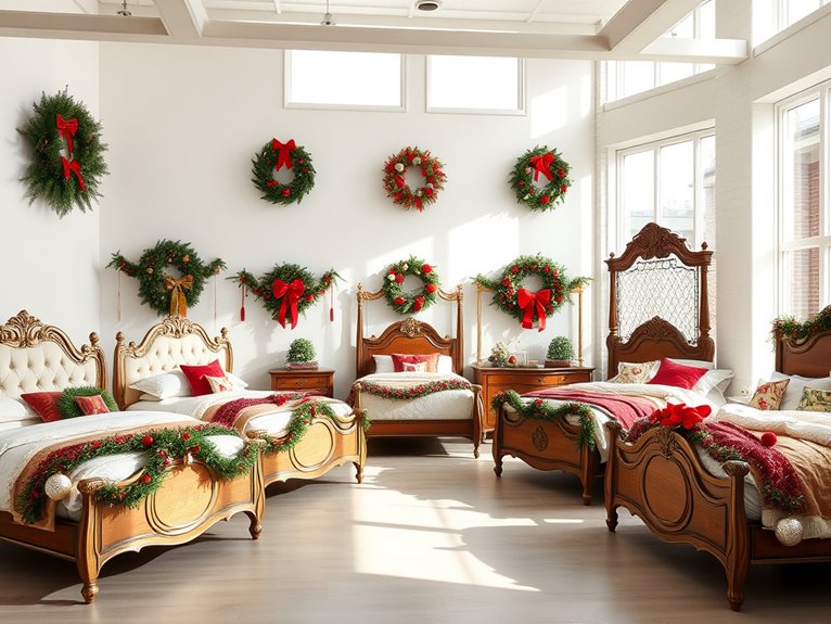 stylish festive bed frames