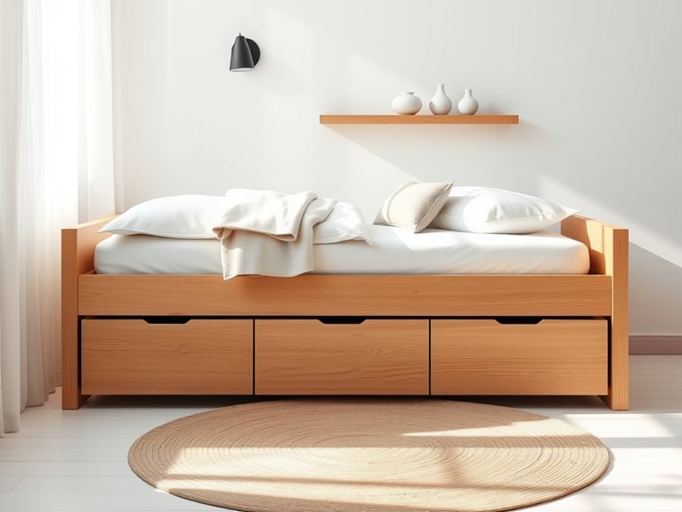 stylish functional wood frame