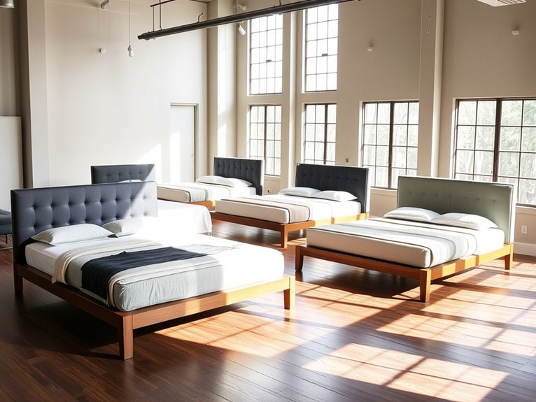 stylish queen platform beds