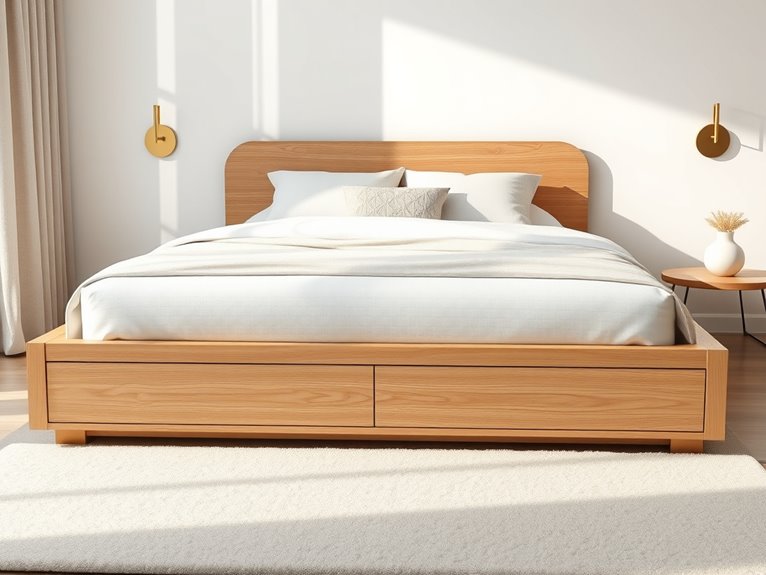 stylish storage bed solution