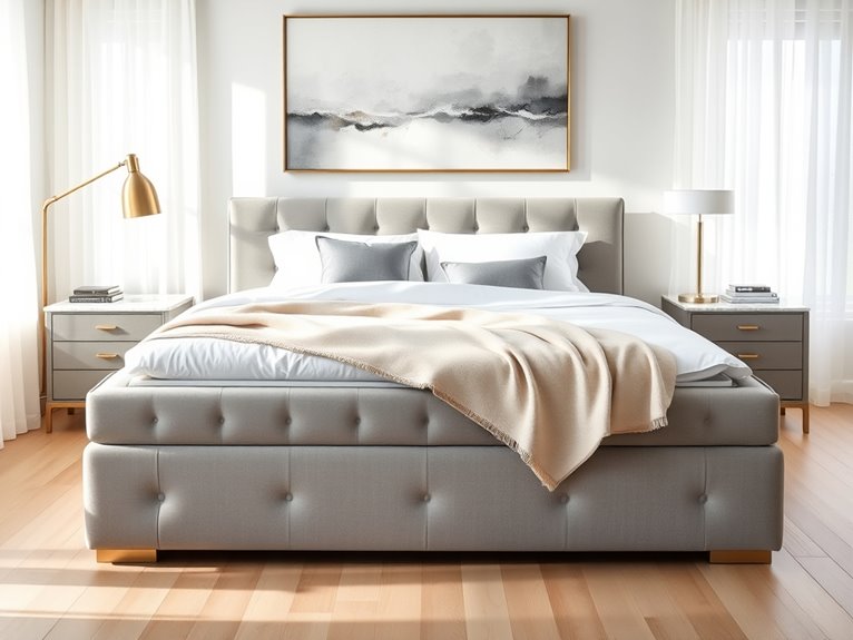 stylish storage bed solution