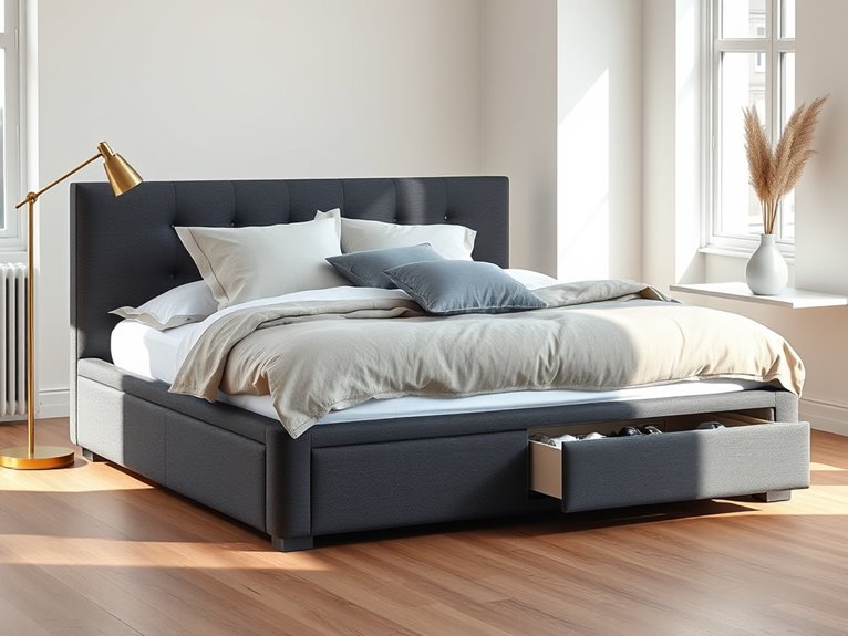 stylish storage solution beds