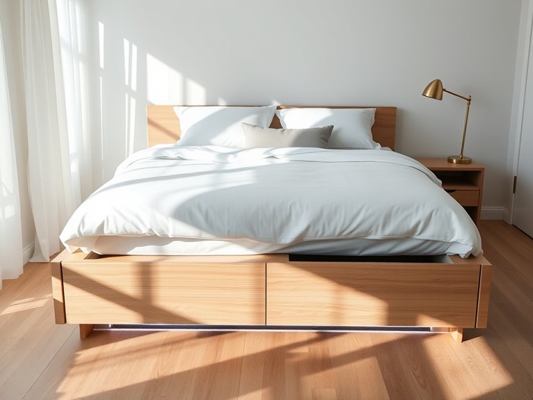 stylish storage solution beds