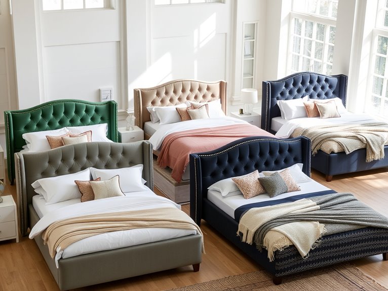 stylish upholstered bed designs