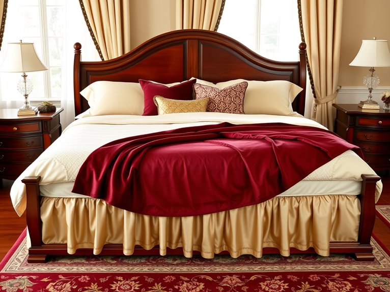 timeless cherry sleigh elegance