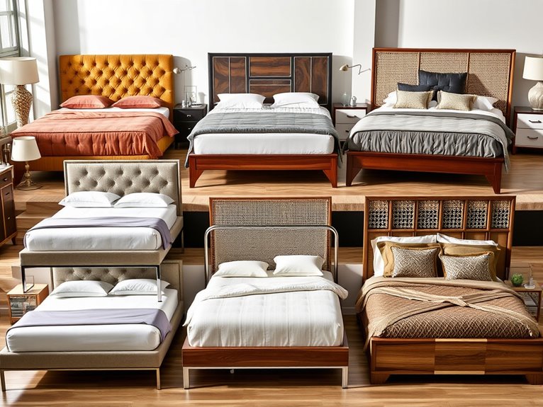 varied material bed designs