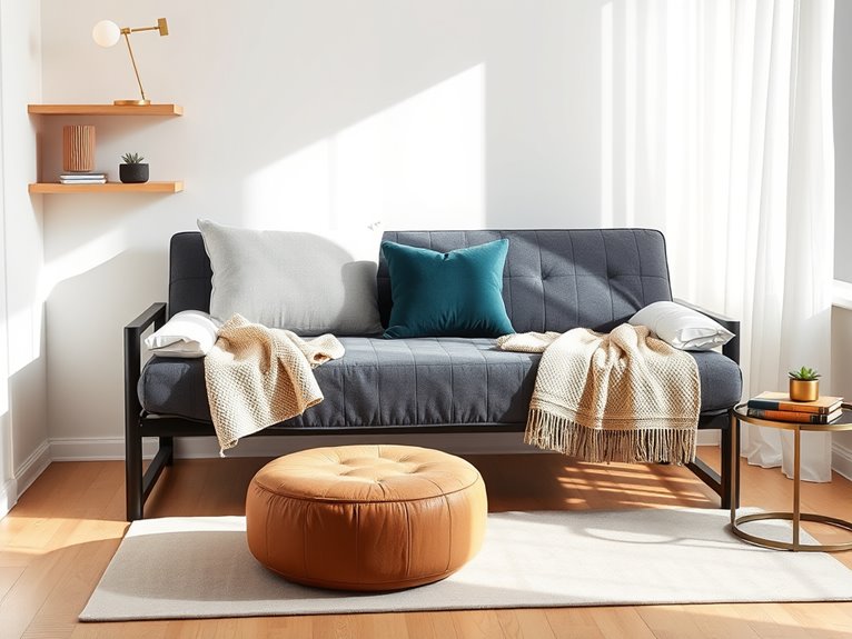 versatile futon for spaces