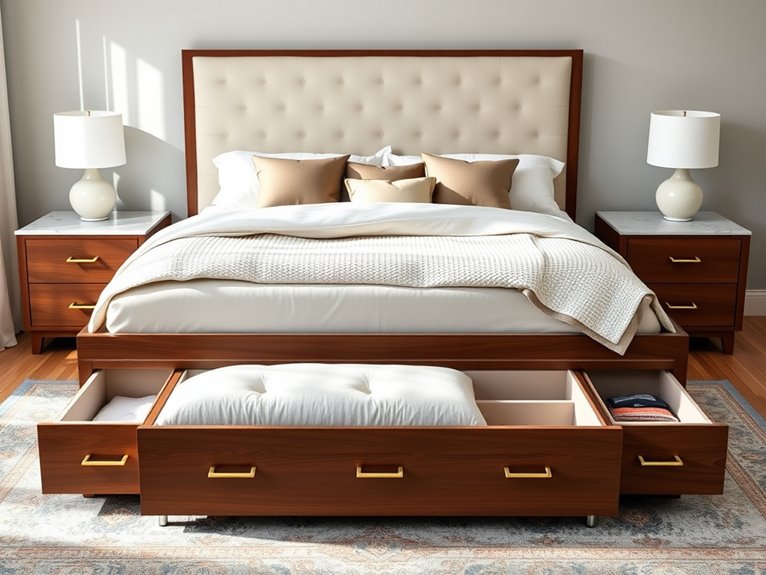 versatile storage bed frames