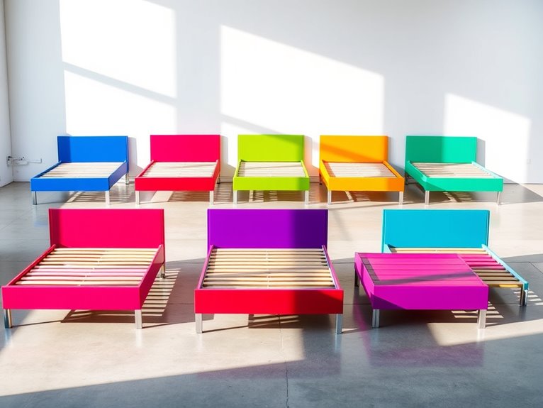 vibrant bed frame options